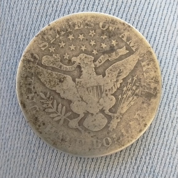 Barber Half Dollar 1908 - Picture 2 of 4
